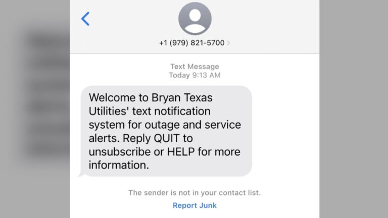 BTU launches new text notification system to give updates on outages