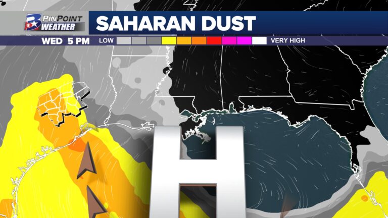 Hazy skies ahead! Biggest plume of Saharan dust this summer arrives by mid-week