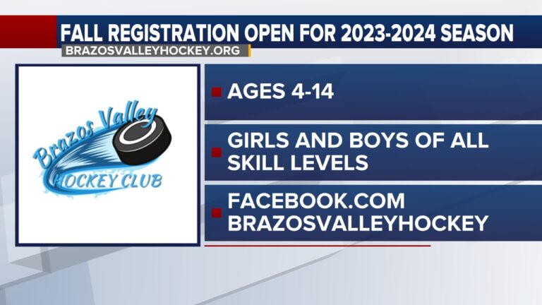 Registration open for Brazos Valley Hockey Club 2023-2024 season