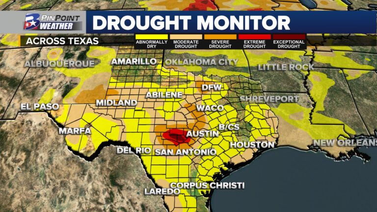 Drought conditions extend into the Brazos Valley