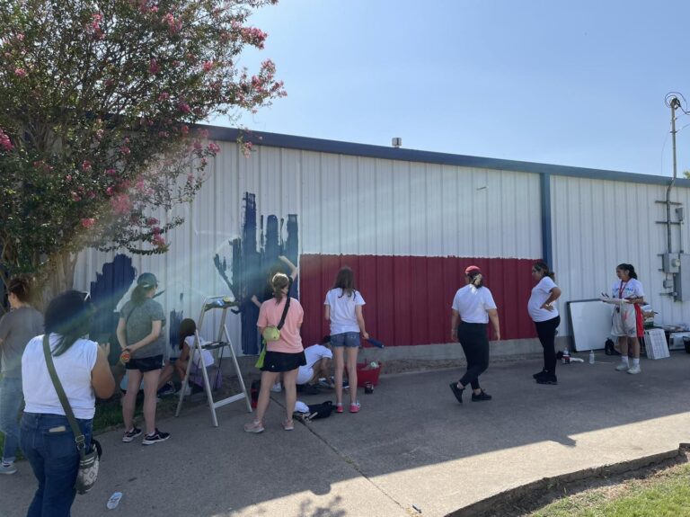 Volunteers gather to give Navasota Animal Shelter a makeover