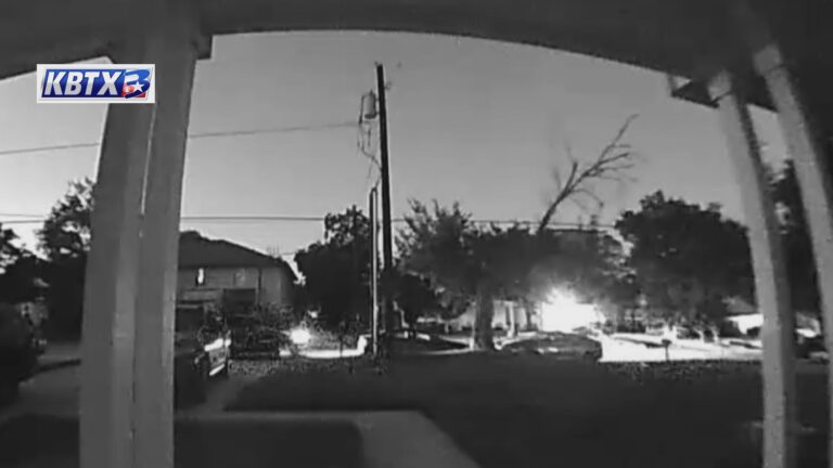 Video shows driver hitting cars, house in Bryan before arrest