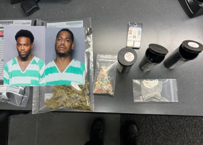 Grimes County deputies arrest two men on drug-related charges following pursuit