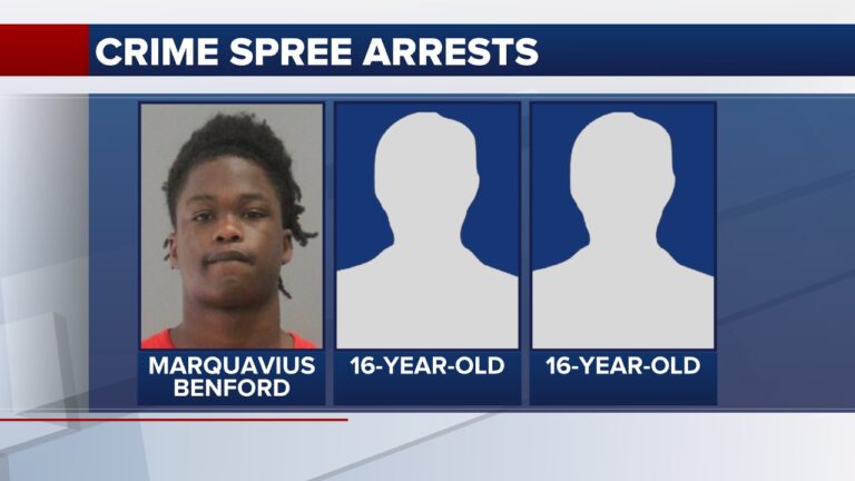 Bryan police arrest three teens accused of breaking into a dozen vehicles