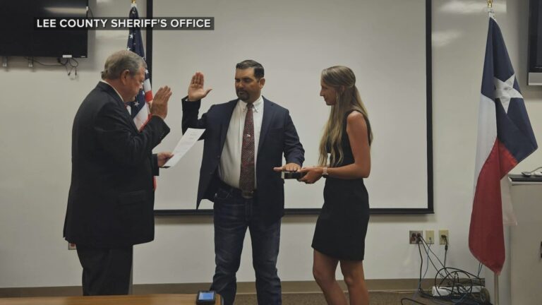 New Lee County Sheriff sworn in