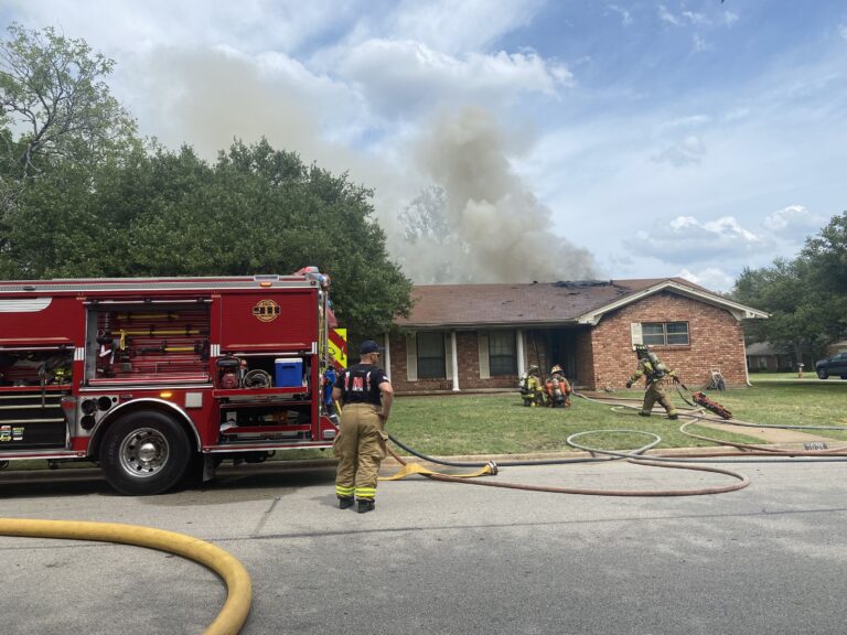 Bryan firefighters respond to house fire