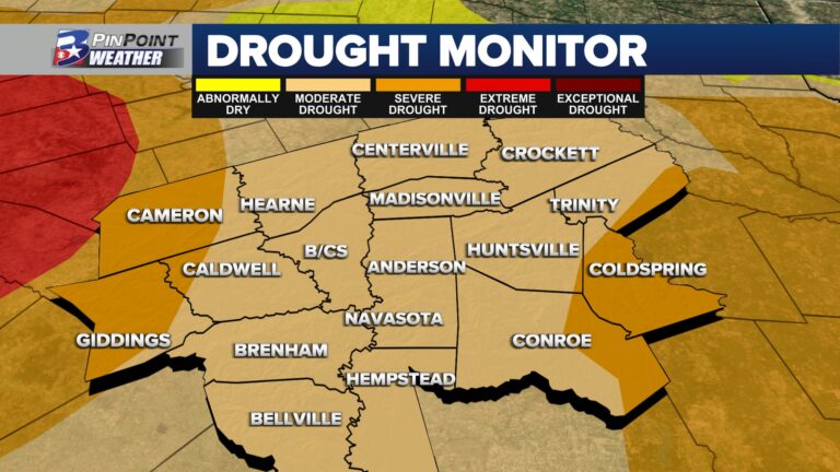 Officially official: Drought has returned to the Brazos Valley