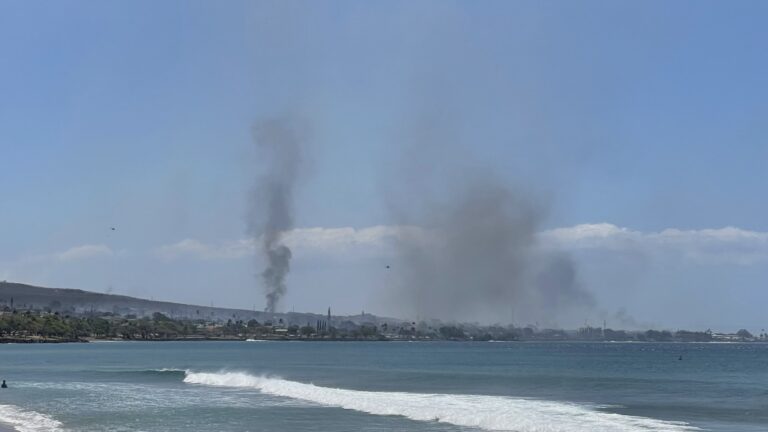 College Station residents stuck minutes away from Lahaina fire return home