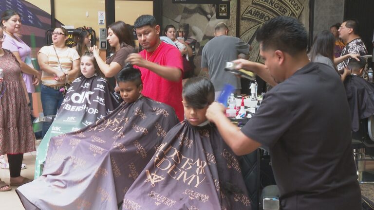 Annual back-to-school drive brings smiles, free haircuts, and school supplies