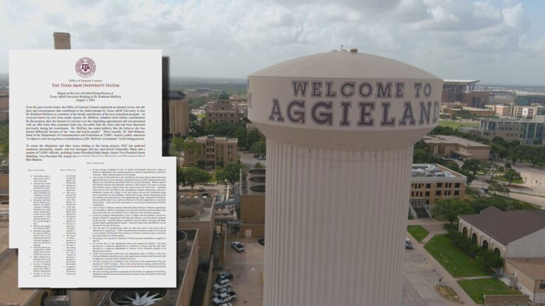 Texas A&M acknowledges mistakes in faculty recruitment; approves $1 Million settlement with professor