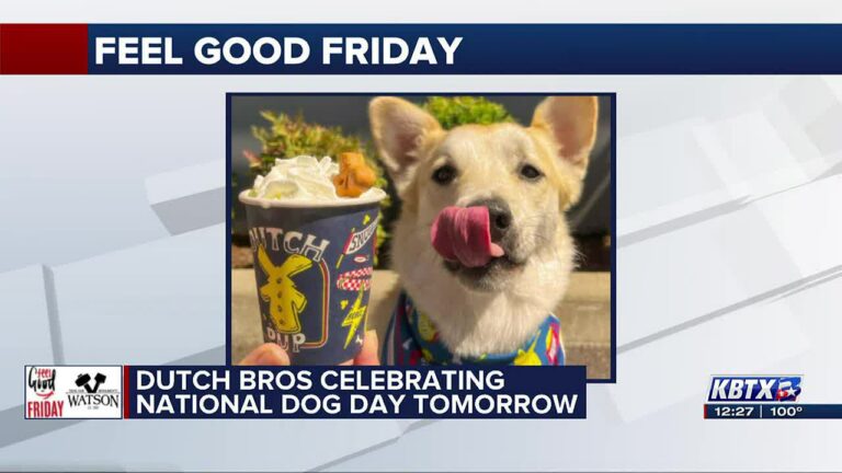 Dutch Bros Coffee celebrating National Dog Day Saturday