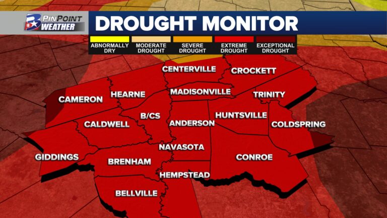 Drought expansion continues with a small opportunity for relief