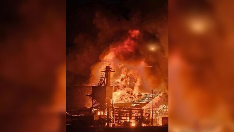 Fire engulfs fertilizer plant in Bartlett