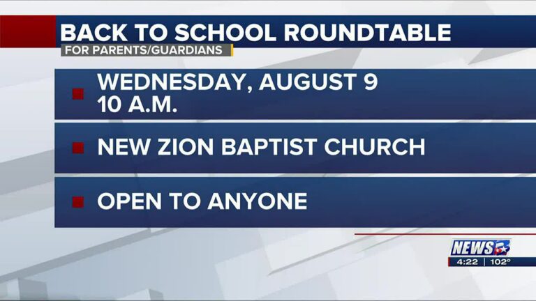 Greater Friendship District Association hosts back to school roundtable