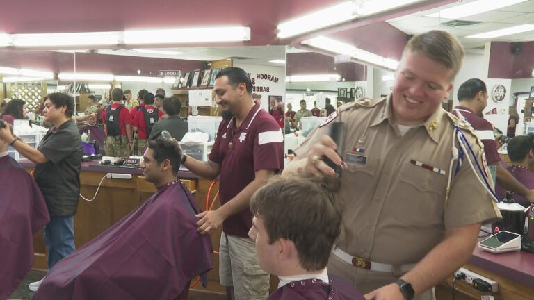 Texas A&M’s freshman cadets experience time-honored tradition of Fish Cut