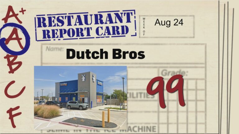 Restaurant Report Card: August 24, 2023