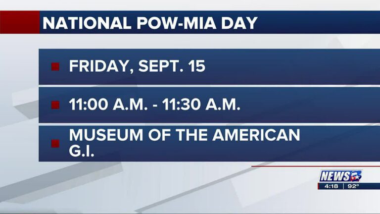 POW/MIA Observation to be help Sept. 15