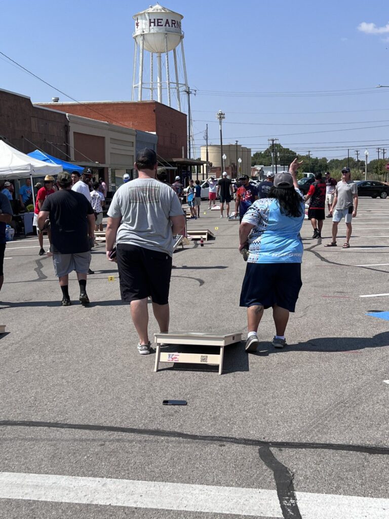 First Hearne Chamber of Commerce “Bags & Boards” Cornhole Tournament considered a success