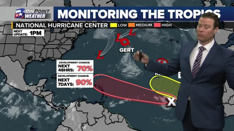 Another round of named storms likely in the tropics this week