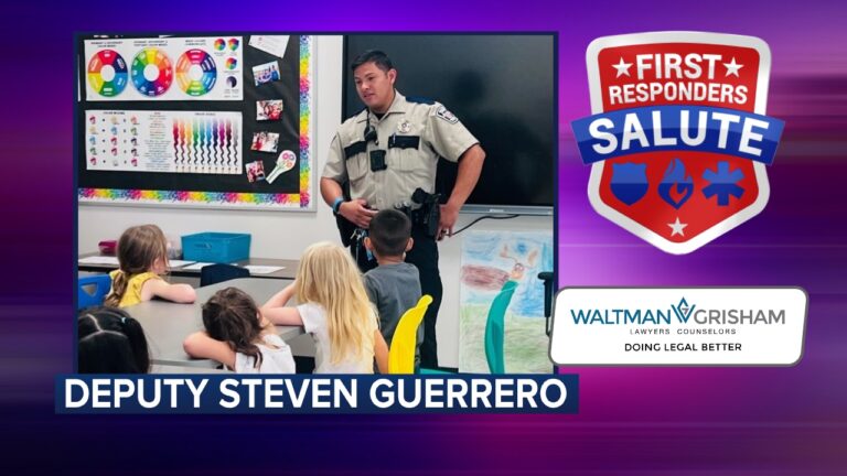 Burleson County school resource deputy teaches students about helping others