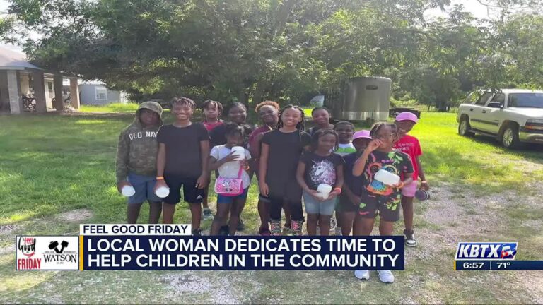 Local woman dedicates time to help children in the community