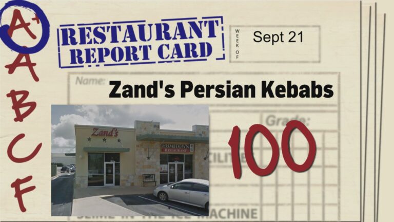 Restaurant Report Card: September 21, 2023