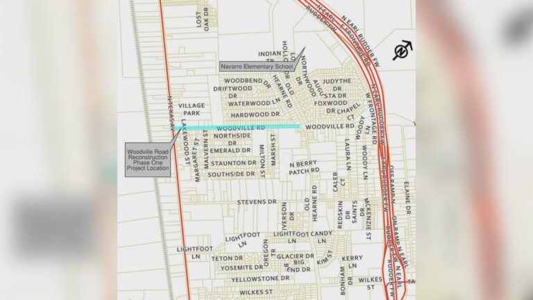 City of Bryan asking for public input on Woodville Road Reconstruction Project