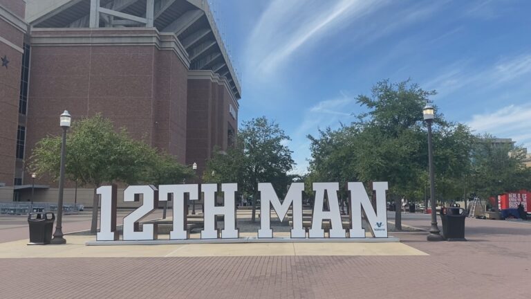 Football fans from across the country descend on Aggieland for big game against Alabama