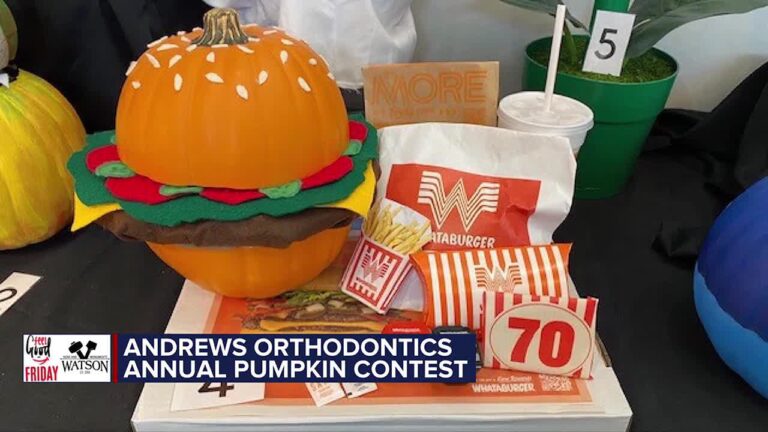 Local dentists compete in pumpkin decorating contest