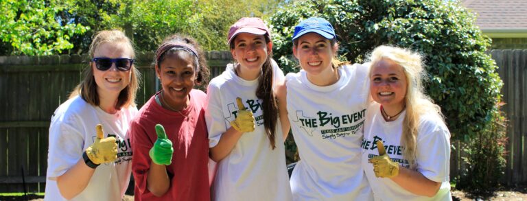 Register to have Texas A&M students serve at your home during the Big Event