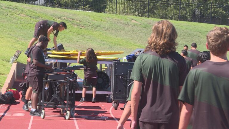 Marching band showcase helps students prepare for competitions ahead