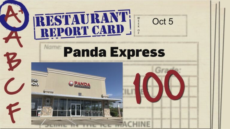 Restaurant Report Card: October 5, 2023