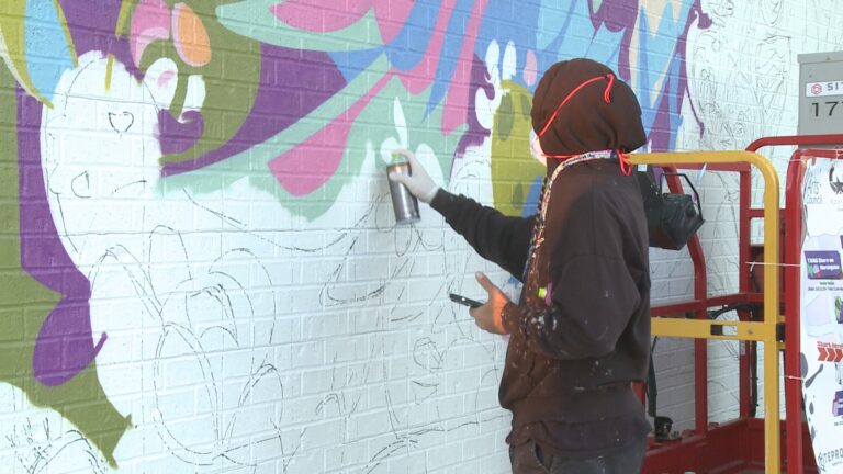 Local, international artists creating murals in Aggieland