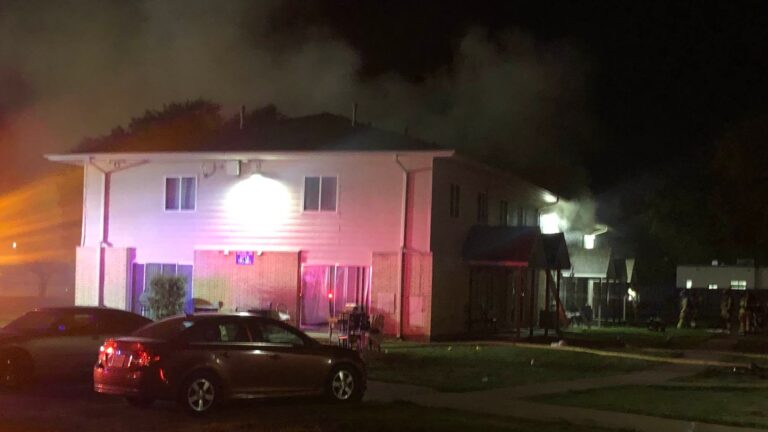 Firefighters respond to fire at Southgate Village Apartments in College Station