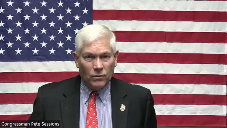 Congressman Pete Sessions announces plan to run for Speaker of the U.S. House of Representatives