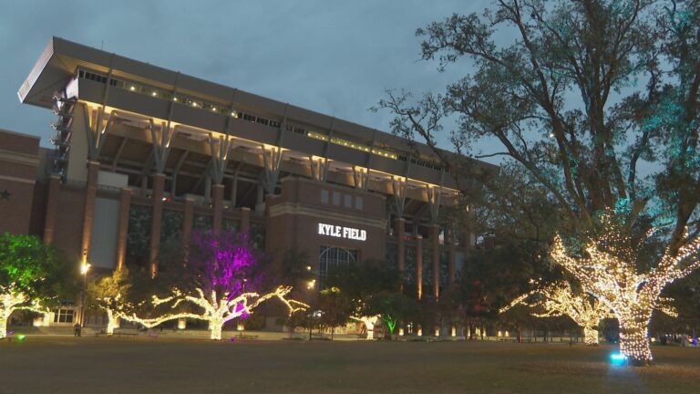 Texas A&M’s Inaugural Winter Wanderland lights up Aggie Park