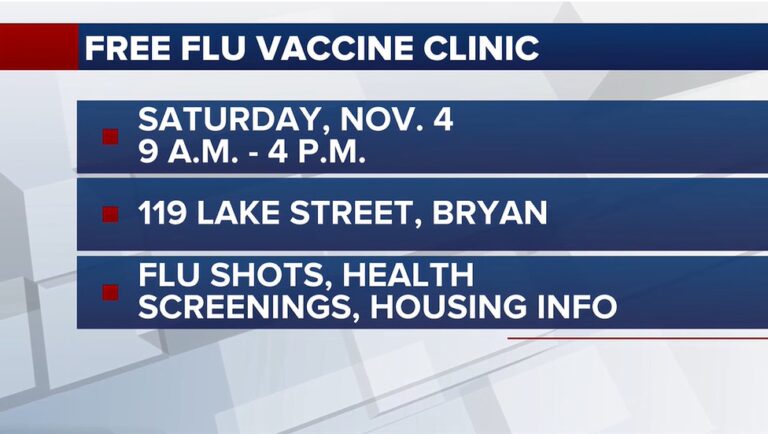 St. Joseph Heath and BCS Habitat for Humanity team up for free flu vaccine clinic