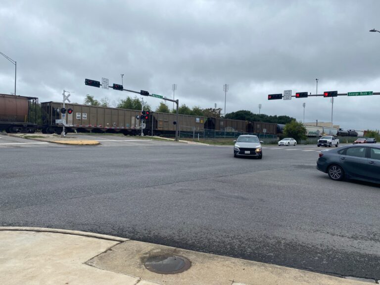 Citric acid leak causes train to stop in College Station