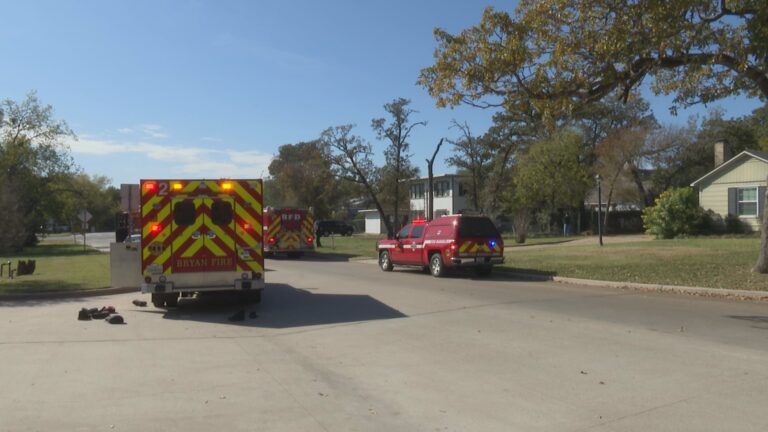 Electric wall heater catches fire in Bryan home