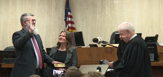 Experienced public servant sworn in as 472nd District Court Judge