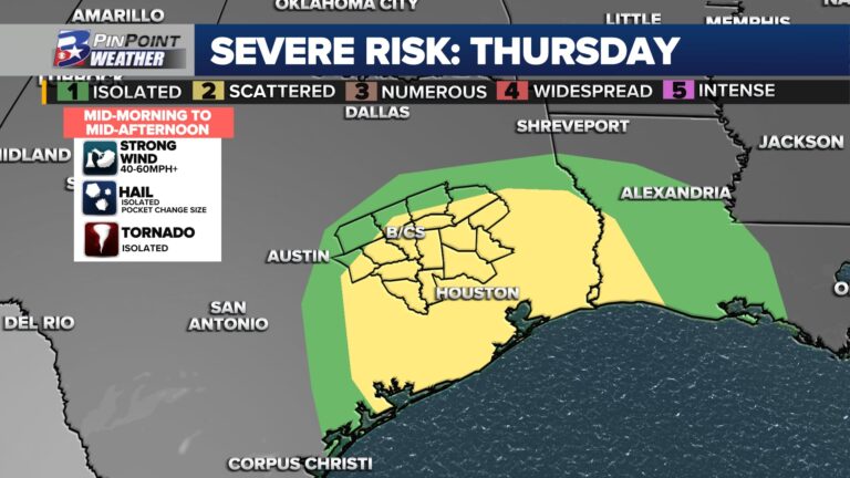 Eyes on Thursday’s severe weather potential