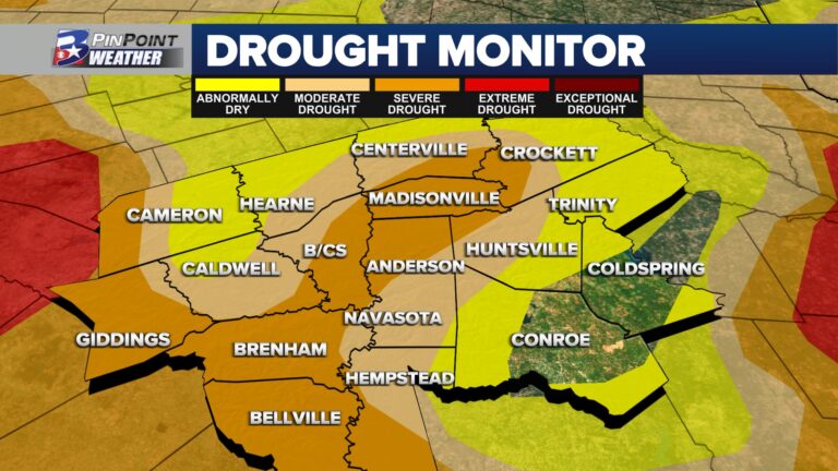 Continued improvement in this week’s Drought Monitor