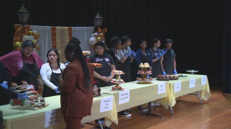 Bryan High School CTE students battle in the cupcake wars finale