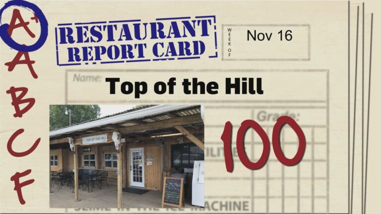 Restaurant Report Card: November 16, 2023