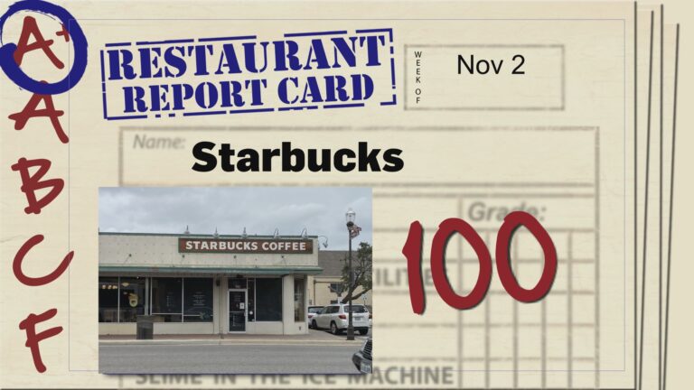 Restaurant Report Card: November 2, 2023