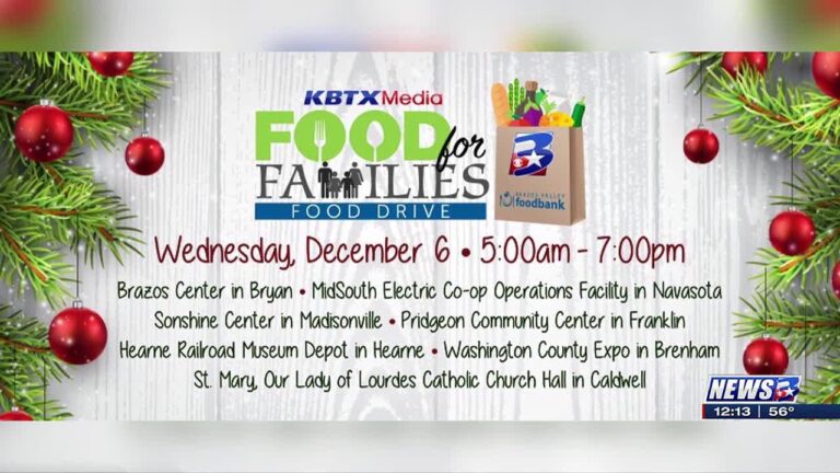 Brazos Valley Food Bank prepares for annual food drive