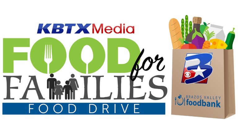 Fight food insecurity at the 28th Annual KBTX Food for Families Food Drive