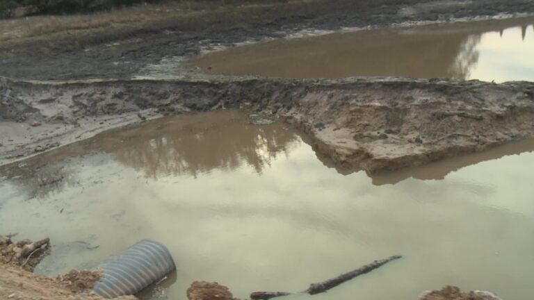 Washed out road in Caldwell brings people together this Christmas