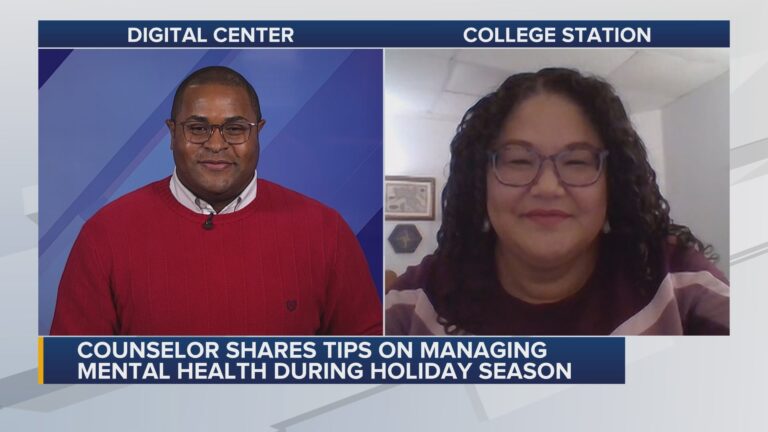 Counselor shares tips on navigating mental health during holiday season