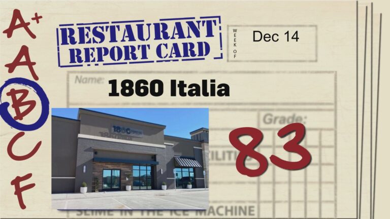 Restaurant Report Card: December 14, 2023